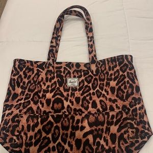 Herschel Supply Company Leopard Print Tote.
